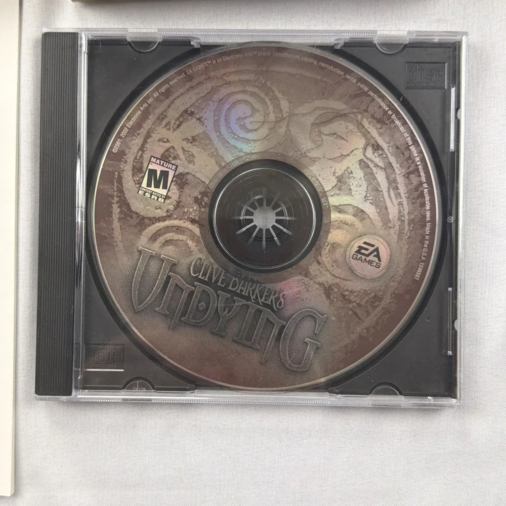 Clive Barker's Undying (PC CD-ROM, 2001) Original USA Game / Complete